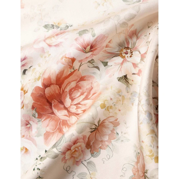 Zimmermann Printed Silk Square 70 in Multicolour, view 5