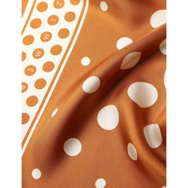 Zimmermann Printed Silk Triangle Scarf in Multicolour | Scarves | Coveti, view 5