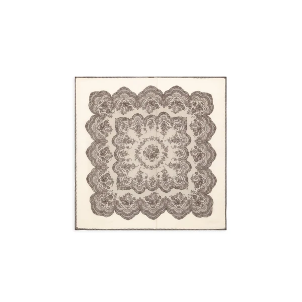 Zimmermann Printed Wool Shawl in Multicolour, view 3