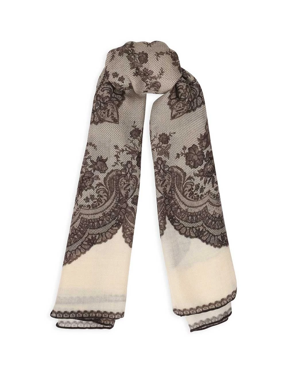 Zimmermann Printed Wool Shawl | Accessories | Coveti