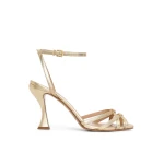 Zimmermann Solstice Sandal 85 in Metallic | Sandals | Coveti