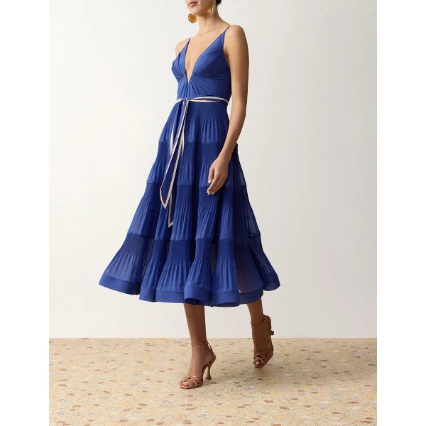 Blue dresses