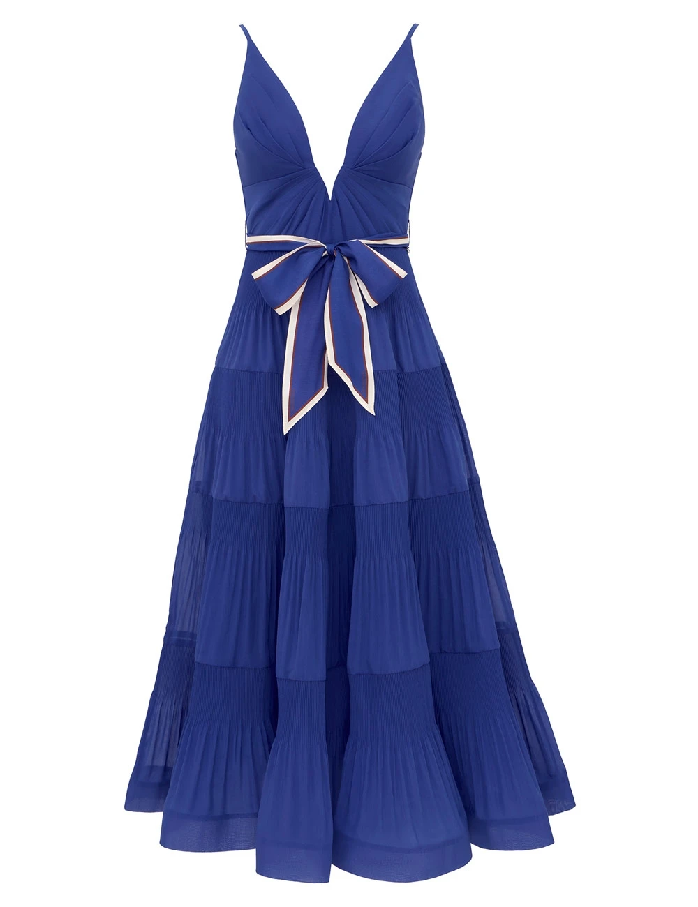 Zimmermann V Neck Pleated Midi | Ready to Wear Collection Coveti Zimmermann V Neck Pleated Midi