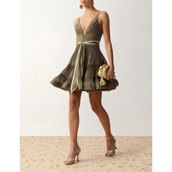 Green dresses