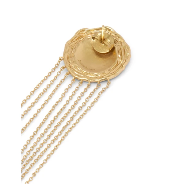 Zimmermann Volute Chandeliers in Gold | Earrings | Coveti, view 5