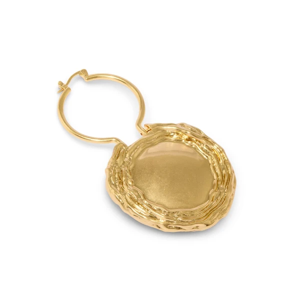 Zimmermann Volute Hoops in Gold, view 3