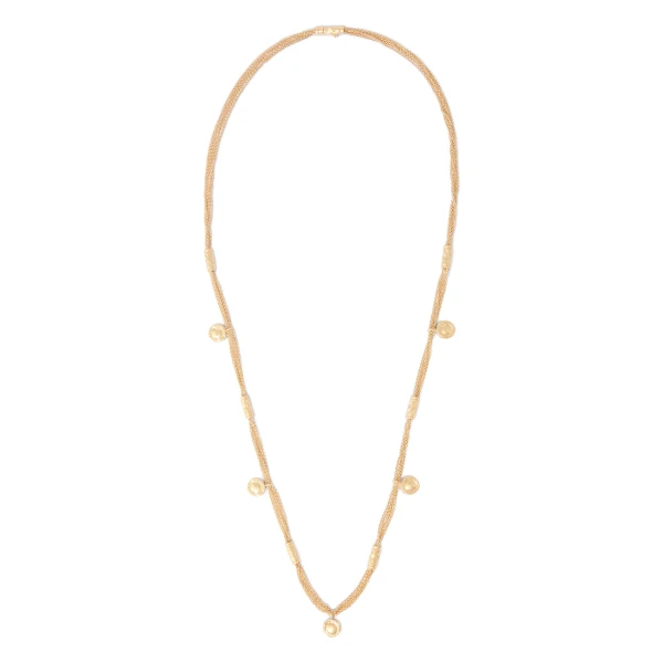 Zimmermann Volute Long Necklace in Gold, view 4