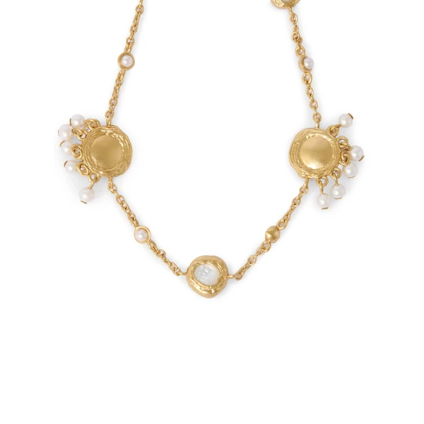Zimmermann Volute Pearl Bracelet in Gold, view 3
