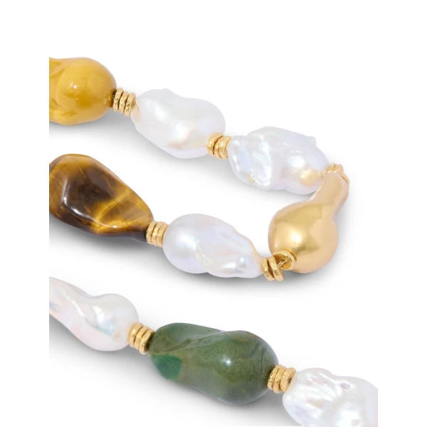 Zimmermann Wish Beaded Necklace in Multicolour | Necklace | Coveti, view 3