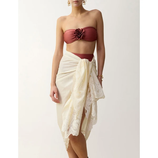 Zimmermann Ivory beachwear