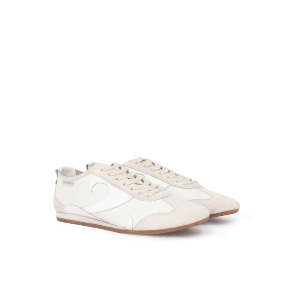 Zimmermann Zyra Low Sneaker in Ivory | Sneakers | Coveti, view 3