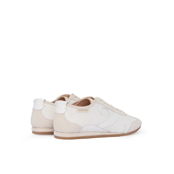 Zimmermann Zyra Low Sneaker in Ivory | Sneakers | Coveti, view 5