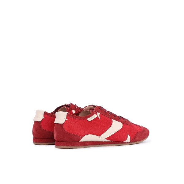 Zimmermann Zyra Low Sneaker in Red | Sneakers | Coveti, view 5