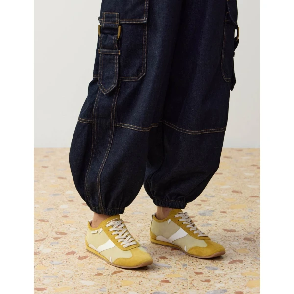 Zimmermann Zyra Low Sneaker in Yellow | Sneakers | Coveti, view 2