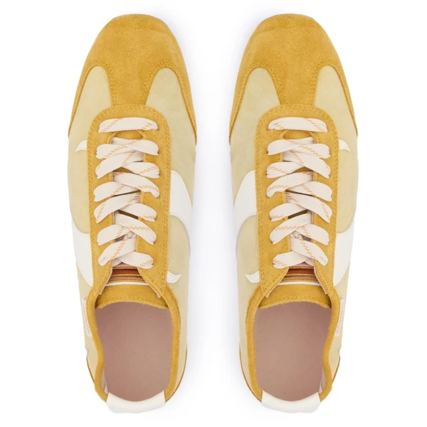 Zimmermann Zyra Low Sneaker in Yellow | Sneakers | Coveti, view 4