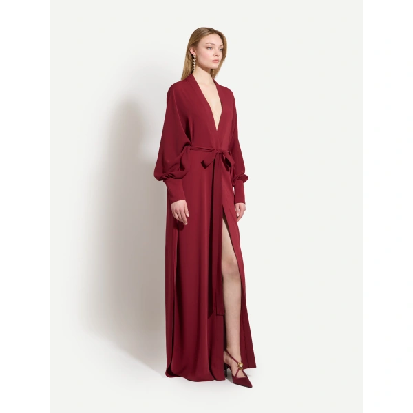 Zuhair Murad Cady Kaftan in Tawny Port | Kaftans | Coveti