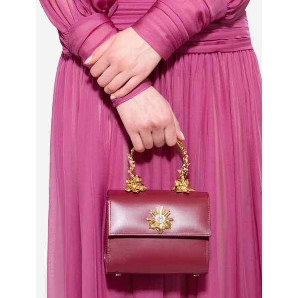 Zuhair Murad Draped Chiffon Long Skirt in Violet Quartz | Maxi Skirts | Coveti