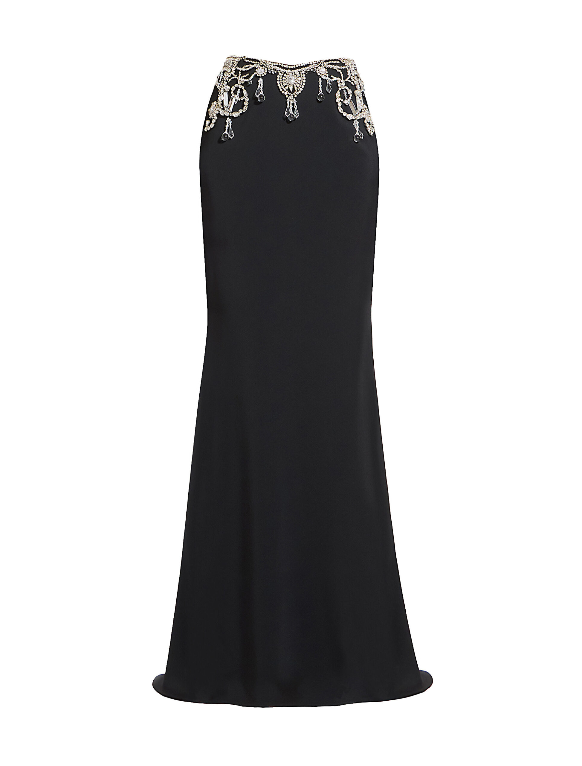 Zuhair Murad Embroidered Skirt in Black and Silver Zuhair Murad Embroidered Skirt in Black and Silver | Maxi Skirts | Coveti