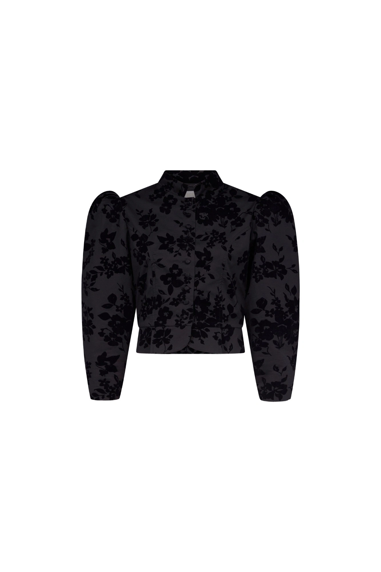 Destree Amoako Soft Adorned Cotton Jacket in Black Destree Amoako Soft Adorned Cotton Jacket in Black | Blazers | Coveti