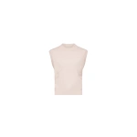 Destree Frida Knit Embroidered Vest in Ecru | Sweater Vests | Coveti