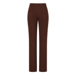 Destree Peter Loop Wool Trousers in Brown | Tailored Pants | Coveti