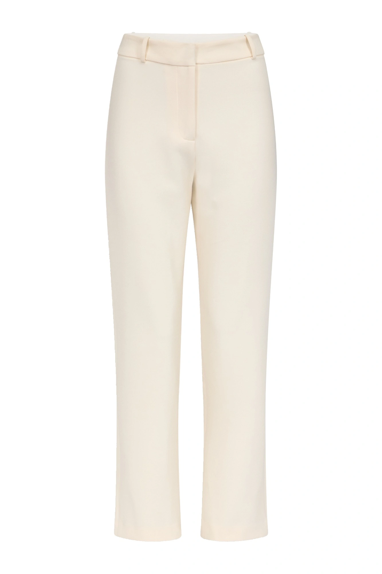 Destree Talia Tapered Tailored Trousers in Ecru Destree Talia Tapered Tailored Trousers in Ecru | Tailored Pants | Coveti