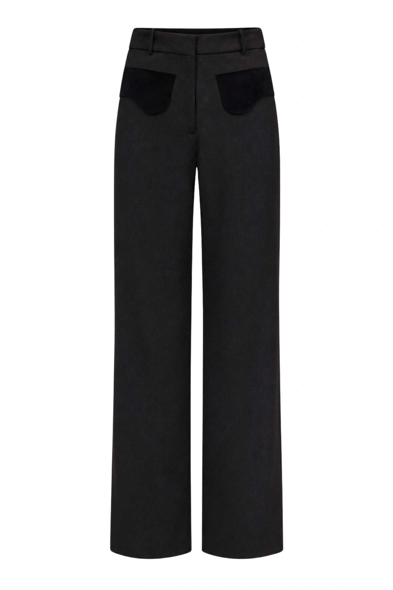 Destree Tina Stretch Straight Trousers in Black Destree Tina Stretch Straight Trousers in Black | Tailored Pants | Coveti