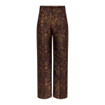 Destree Yoshitomo Garden Trousers in Black and Rust | Tailored Pants | Coveti
