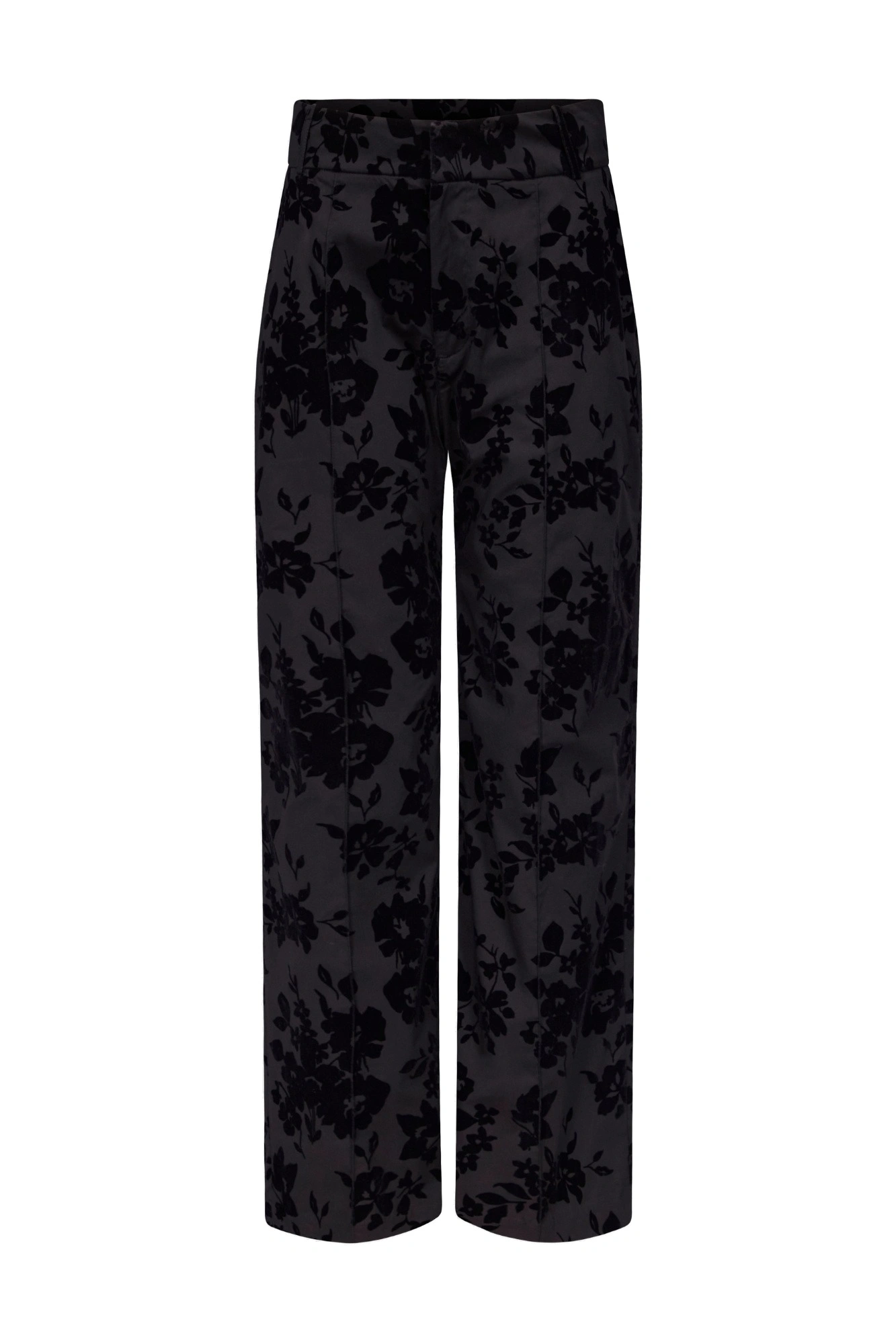 Destree Yoshitomo Soft Adorned Cotton Trousers in Black Destree Yoshitomo Soft Adorned Cotton Trousers in Black | Tailored Pants | Coveti