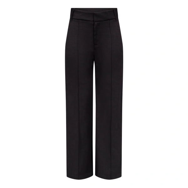 Destree Yoshitomo Textured Trousers in Black | Tailored Pants | Coveti