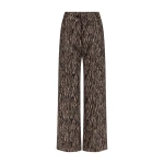 Destree Yoshitomo Tiger Wool Trousers in Brown | Tailored Pants | Coveti