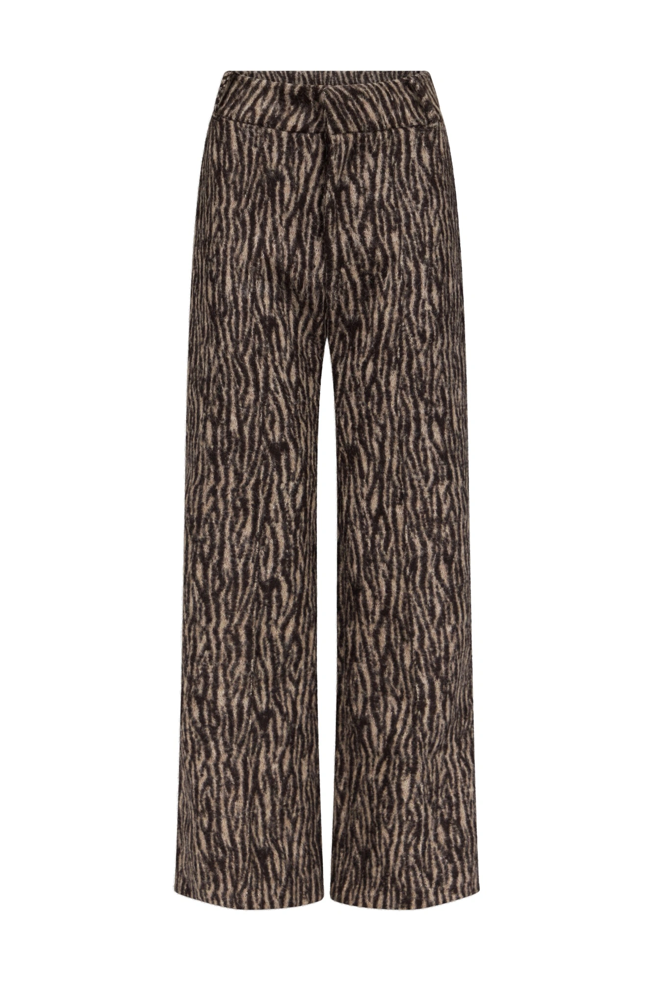 Destree Yoshitomo Tiger Wool Trousers in Brown Destree Yoshitomo Tiger Wool Trousers in Brown | Tailored Pants | Coveti