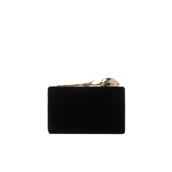 Bloom Minaudiere in Black Velvet