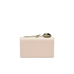 Erdem Bloom Minaudiere in Champagne Embellished Satin | Clutch Bags | Coveti