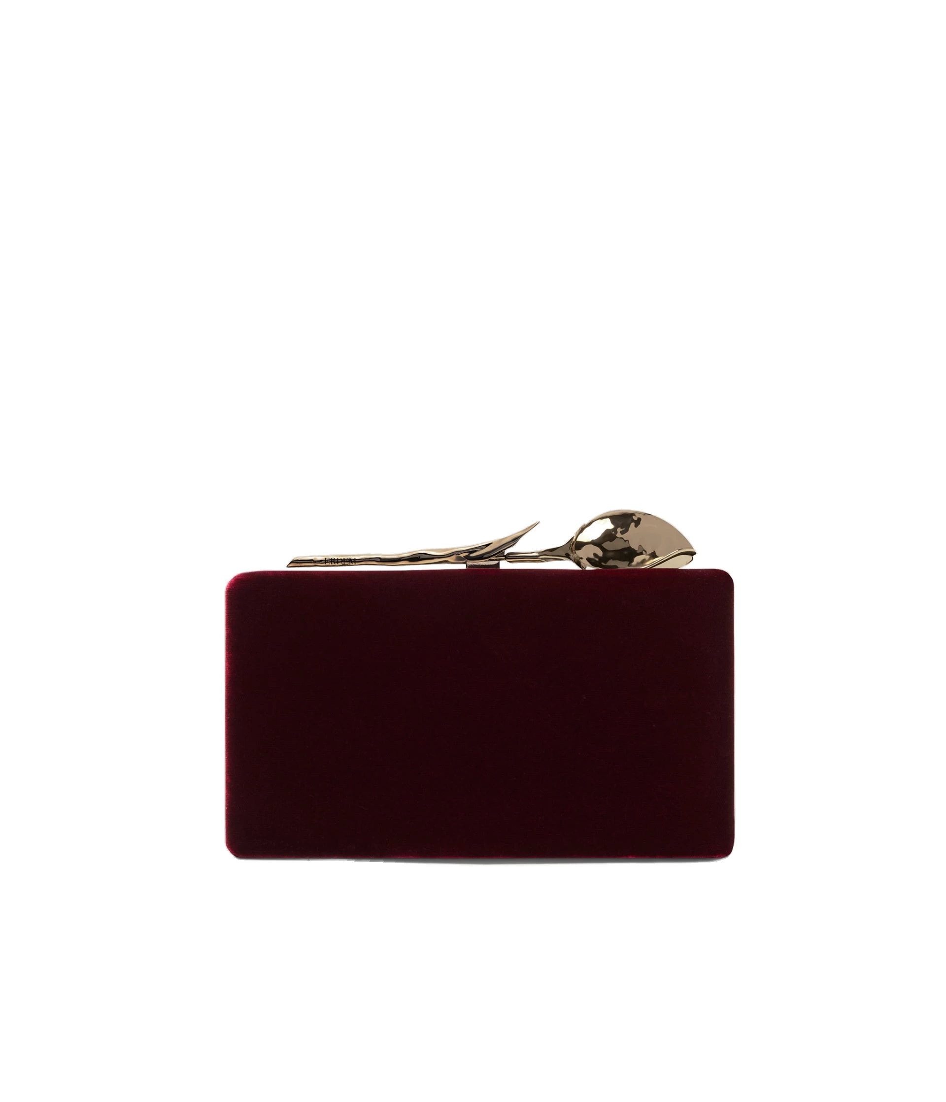 Erdem Bloom Minaudiere in Merlot Velvet Erdem Bloom Minaudiere in Merlot Velvet | Clutch Bags | Coveti