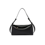 Erdem East West Bloom Bag in Black Leather | Shoulder & Crossbody Bags | Coveti