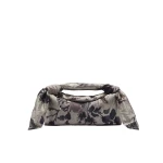 Erdem East West Bloom Bag in Fonteyn Rose Textured Satin | Shoulder & Crossbody Bags | Coveti
