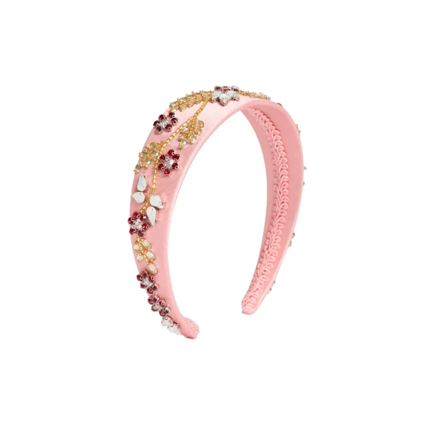 Embellished Headband in Pink