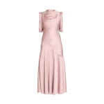 Erdem Embellished Satin Midi Dress | Midi Dresses | Coveti
