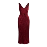 Erdem Embellished Textured Satin Midi Pencil Dress | Midi Dresses | Coveti