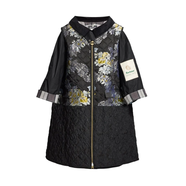 Embroidered Jacquard Gilet Coat