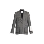Erdem Herringbone Blazer | Blazers | Coveti