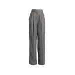 Erdem Herringbone Wide Leg Trouser | Wide leg pants | Coveti