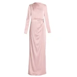 Erdem Long Sleeve Draped Gown | Evening Gowns | Coveti