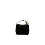 Erdem Micro Bloom Bag in Black Velvet | Mini Bags | Coveti
