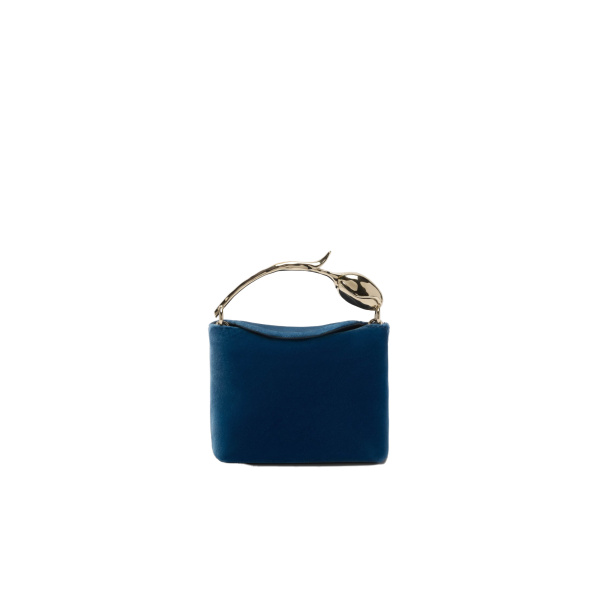 Erdem Micro Bloom Bag in Ink Velvet | Mini Bags | Coveti