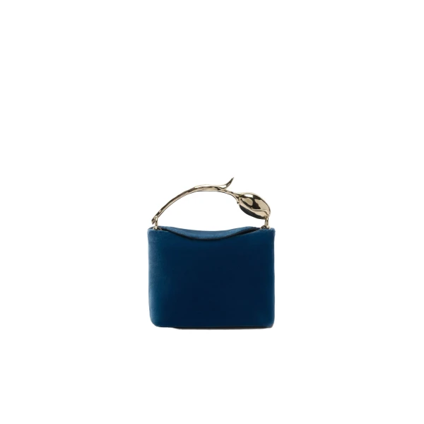 Erdem Micro Bloom Bag in Ink Velvet | Mini Bags | Coveti