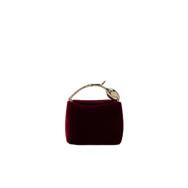 Erdem Micro Bloom Bag in Red Velvet | Mini Bags | Coveti