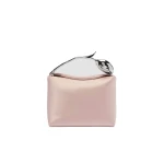 Erdem Mini Bloom Bag in Cameo Pink Satin | Mini Bags | Coveti