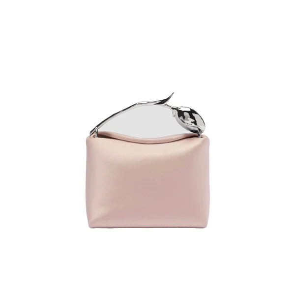 Erdem Mini Bloom Bag in Cameo Pink Satin | Mini Bags | Coveti